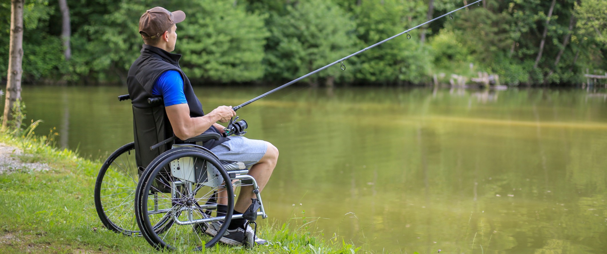 Disabled angler